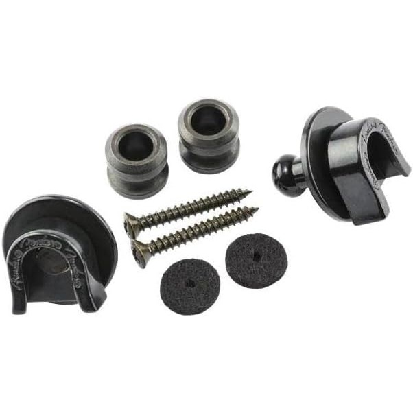 image:imageFender Strap Locks and Buttons Black 2Black