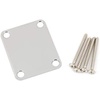 Fender 4-Bolt Vintage-Style Neck Plate Plain – Chrome(Plate Plain)