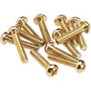 Fender Pickup Switch Screws (12 PACK)(Gold)