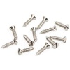 Fender Replacement 4 x 1/2 OHS Pickguard Screws, Nickel