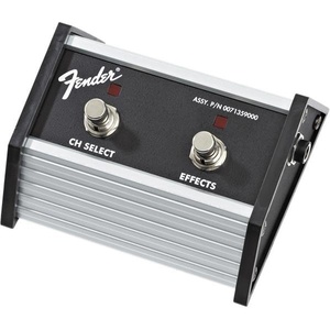 Fender 2-Button Footswitch: Channel Select/Effects On/Off | 2-button design with 1/4 inch plug for FM 65 DSP, Super Champ XD and Champion 100(Not Available)