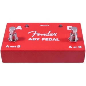 Fender ABY Pedal Footswitch, Red(Footswitch)