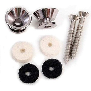 Fender Non-Slip Strap Buttons, Nickel(Buttons)