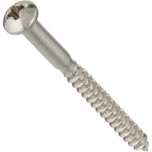 Fender Pickup Mounting Screws, P Bass Chrome, 12-Count