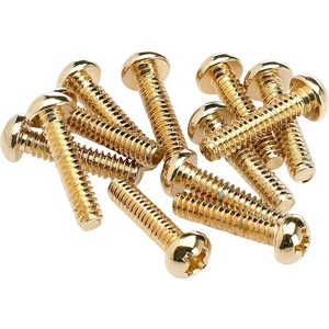 Fender Pickup Switch Screws (12 PACK)(Gold)