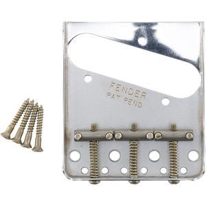 Fender Road Worn Electric Guitar Neck Plate with Hardware(Bridge)
