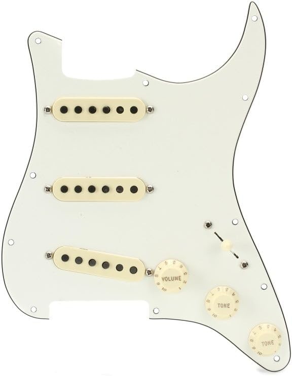 image:imageFender Tex Mex Prewired Stratocaster Pickguard 3ply WhiteWhite