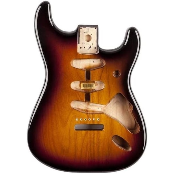 image:imageFender Alder Stratocaster Body Vintage Bridge Routing Candy AppleBlack