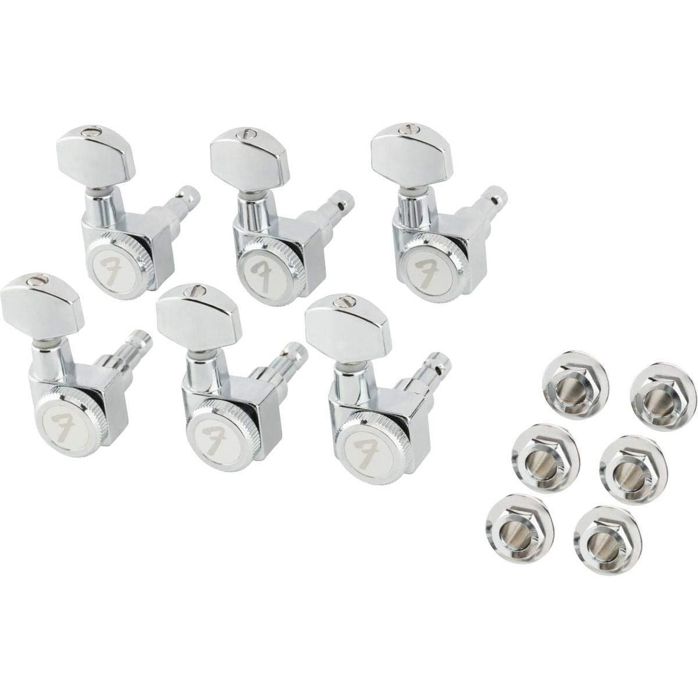 image:imageFender Deluxe Locking All Short Post Guitar Tuners Chrome