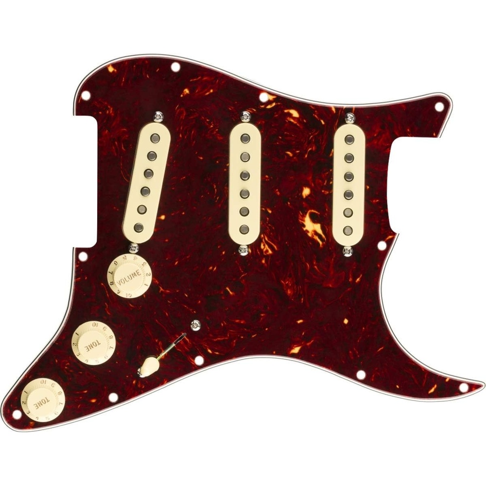 image:imageFender Original 5762 Prewired Stratocaster Pickguard 3Ply BlackTortoise