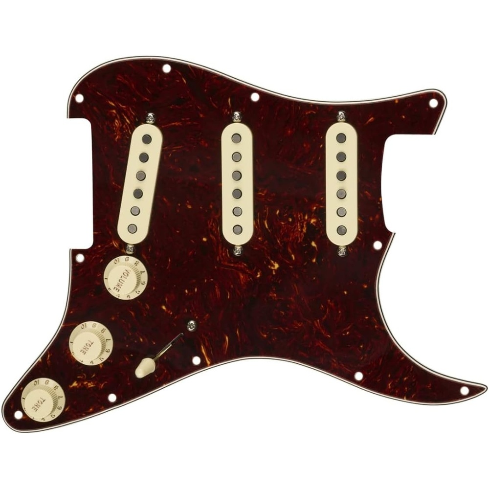 image:imageFender PreWired Strat Pickguard Custom Shop Fat 50s SSS Electric Guitar Electronics 0992340506Tortoise