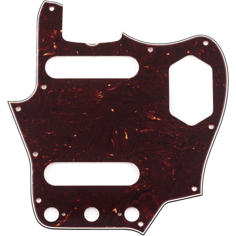 image:imageFender Pure Vintage Pickguard 65 Jaguar 10Hole Brown Shell 4Ply