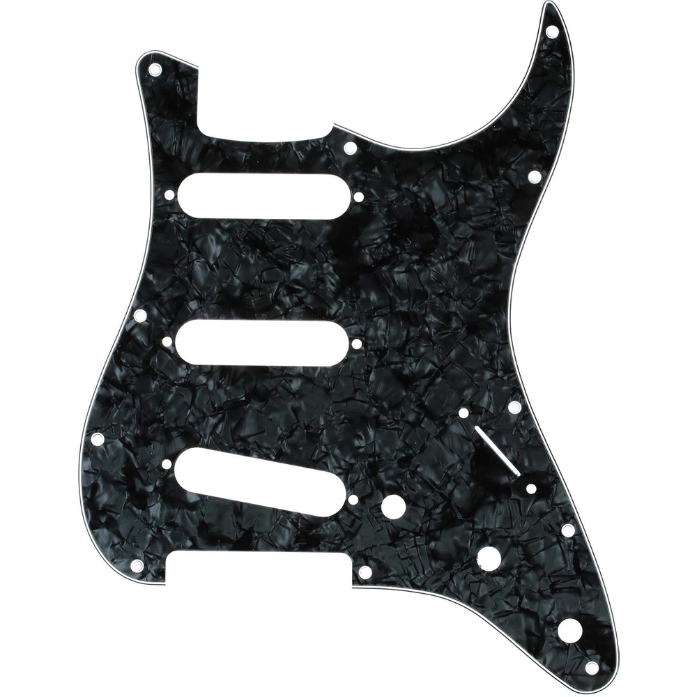 image:imageFender Standard Stratocaster for 3 Single Coil Pickups 11 Hole 3Ply WhiteTortoise Shell
