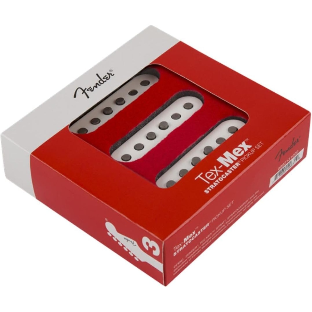 image:imageFender Tex Mex Prewired Stratocaster Pickguard 3ply WhiteWhite