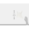 Fender 57 Stratocaster (8-Hole) 1-Ply Pick Guard for 3 Single-Coil Pickups – White(Gold Andonized)