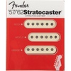 Fender Original 57/62 Prewired Stratocaster Pickguard – 3-Ply Black(Aged White)