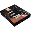 Fender Pre-Wired Strat Pickguard, Custom Shop Fat 50’s SSS Electric Guitar Electronics (0992340506)(Black)