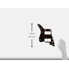 Fender Pure Vintage Pickguard, ’65 Jazzmaster – Brown Shell 4-Ply(Brown Shell)