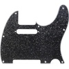 Hybrid Glass/Glitter Telecaster S/S Pickguard, Silver Sparkle(Dark Gray Sparkle)