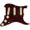 Fender Pre-Wired Strat Pickguard, Custom Shop Fat 50’s SSS Electric Guitar Electronics (0992340506)(Tortoise)