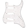 Fender Standard Stratocaster for 3 Single Coil Pickups, 11 Hole, 3-Ply – White(Aged White Moto)