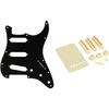 Fender Standard Stratocaster for 3 Single Coil Pickups, 11 Hole, 3-Ply – White(Black)