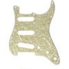 Fender Standard Stratocaster for 3 Single Coil Pickups, 11 Hole, 3-Ply – White(Black Moto)