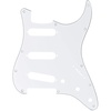 Fender Standard Stratocaster for 3 Single Coil Pickups, 11 Hole, 3-Ply – White(Parchment)