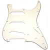 Fender Standard Stratocaster for 3 Single Coil Pickups, 11 Hole, 3-Ply – White(White Moto)