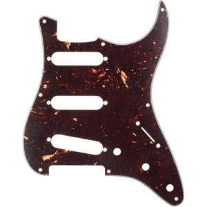 Fender 57 Stratocaster (8-Hole) 1-Ply Pick Guard for 3 Single-Coil Pickups – White(Black)