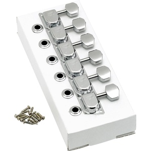 Fender 70s “F” Style Guitar Tuning Machines/Chrome, Guitar Accessories, Set of 6