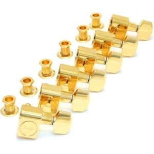 Fender American Series Stratocaster Guitar Tuners with Gold Hardware Set of 6 Gold, Guitar Accessories