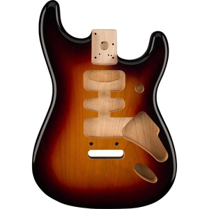 Fender Deluxe Series Stratocaster Body, Alder, 3-Color Sunburst(3-Color Sunburst)