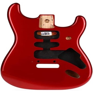 Fender Deluxe Series Stratocaster Body, Alder, 3-Color Sunburst(Candy Apple Red)