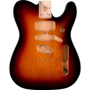 Fender Deluxe Series Telecaster Body, Alder, Candy Apple Red(Black)
