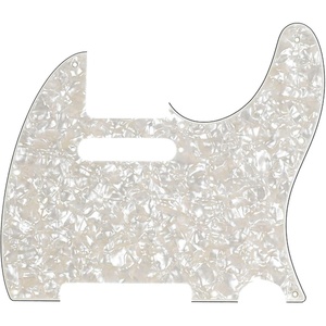 Fender Modern Pickguard, Telecaster, 8-Hole – Aged White Moto