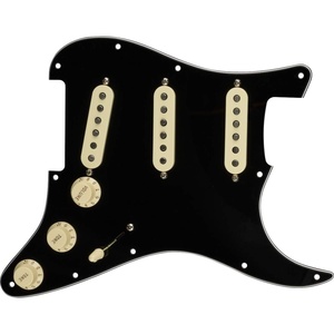 Fender Original 57/62 Prewired Stratocaster Pickguard – 3-Ply Black(Black)