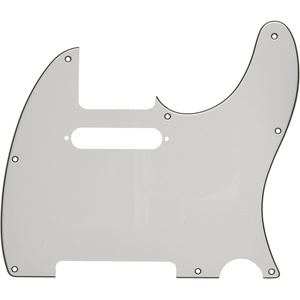 Fender Pickgrd American Standard Tele Blk (Bwb)(Chrome)