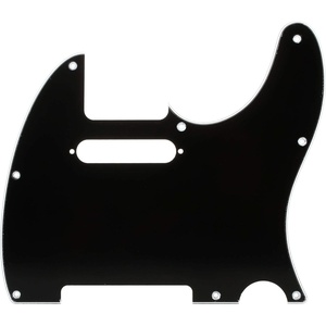 Fender Pickgrd American Standard Tele Blk (Bwb)(Parchment)
