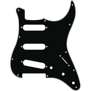 Fender Standard Stratocaster for 3 Single Coil Pickups, 11 Hole, 3-Ply – White(White)