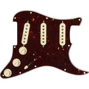 Fender Vintage Noiseless Prewired Stratocaster Pickguard – 3-Ply Black(Tortoise)
