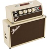 Fender Mini Deluxe Electric Guitar Amp, with 1-Year Warranty, Mini Guitar Amp, Portable Guitar Amplifier, Guitar Accessories, 3 Watts, Black(Brown)