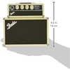 Fender Mini Deluxe Electric Guitar Amp, with 1-Year Warranty, Mini Guitar Amp, Portable Guitar Amplifier, Guitar Accessories, 3 Watts, Black(Brown)