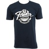 Fender World Wide T-Shirt, 100% Cotton, Vintage Navy, S(X-Large)