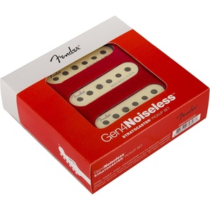 Fender Generation 4 Noiseless Stratocaster Single-Coil Pickups – Set of 3, Vintage White