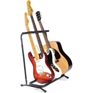 Fender Multi-Guitar Folding Stand, 3-space(3-Space)
