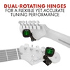 Fender FT-1 Professional Guitar Tuner Clip On, Guitar Accessories, with 1-Year Warranty, Full-Range Chromatic Guitar Tuner with Dual-Rotating Hinges, A4 Calibration(FCT-2)
