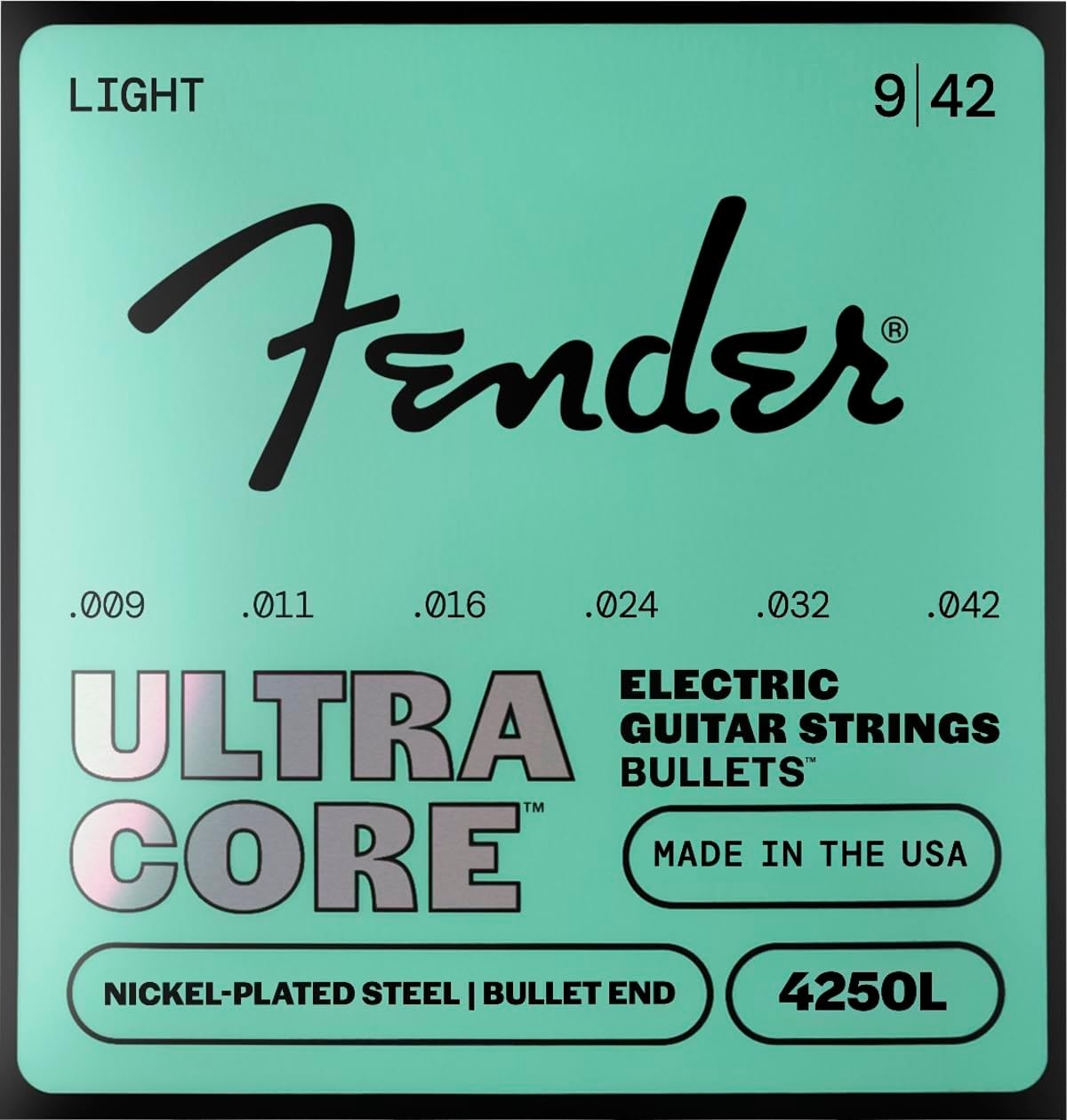 image:image1250 Ultracore Guitar Strings Nickel Plated Steel Ball End 1250R Gauges 010046 61 Pack