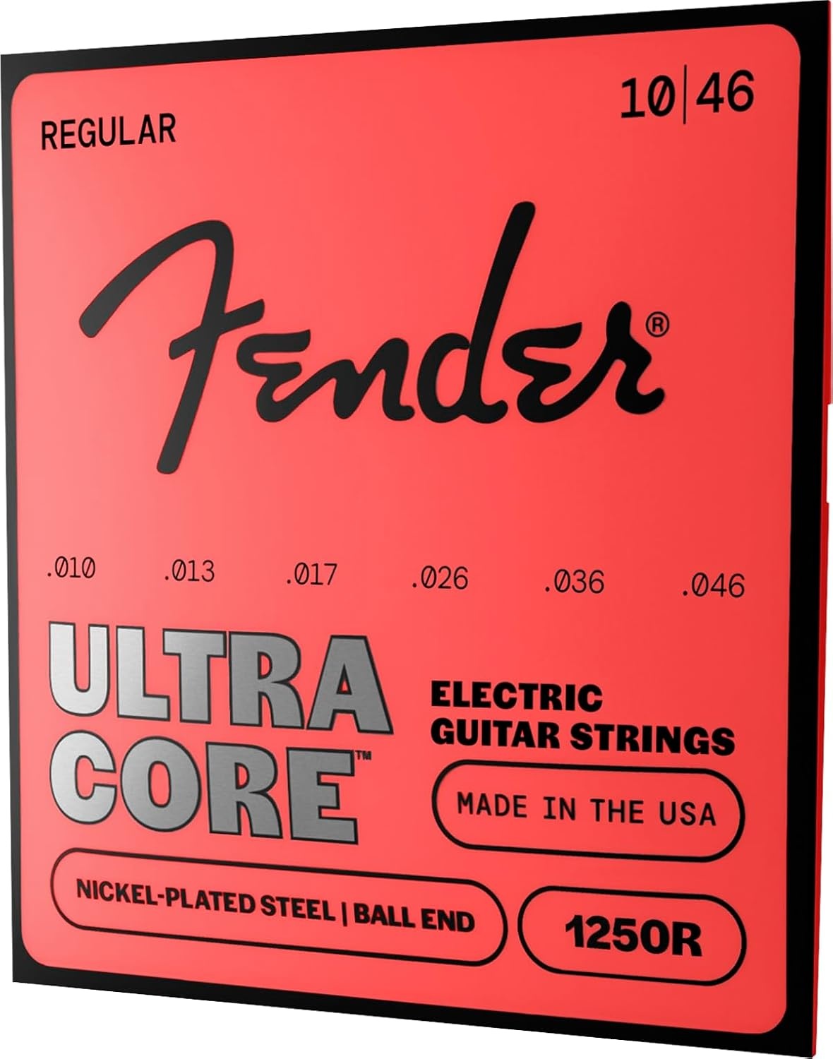 image:image1250 Ultracore Guitar Strings Nickel Plated Steel Ball End 1250R Gauges 010046 61 Pack