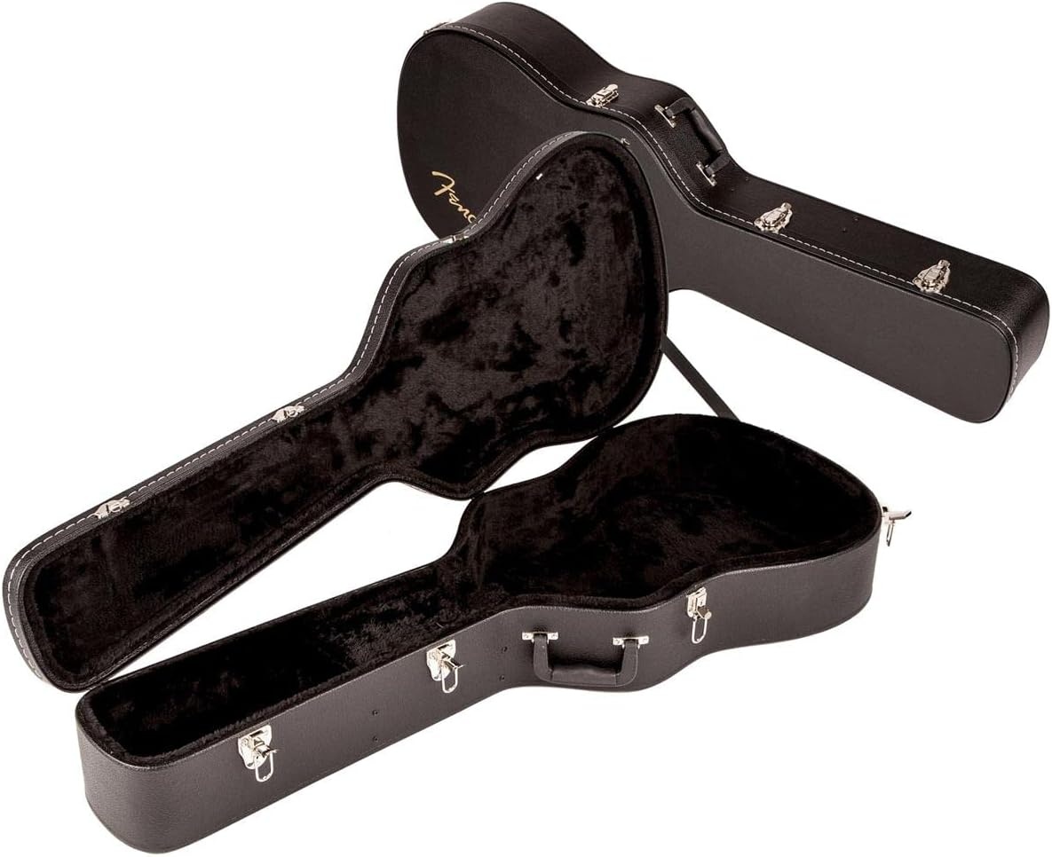image:imageFender FlatTop Dreadnought Hard Shell Acoustic Guitar Case Padded BlackBlack